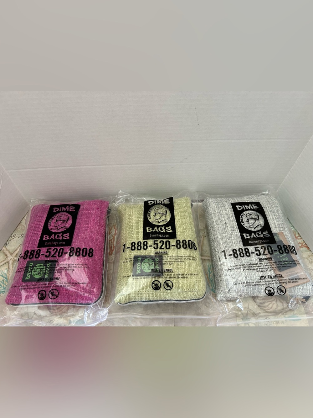 Dime Bags Brand 10” Padded Pouches
Sold Separately.
